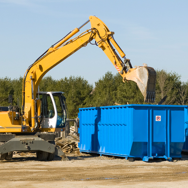 how many times can i have a residential dumpster rental emptied in Blair SC